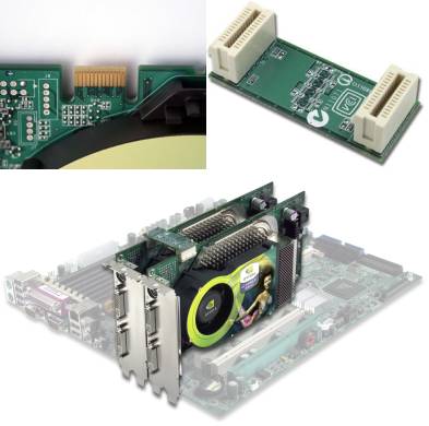 SLI-Grafikkarten mit Steckbr&uuml;cke